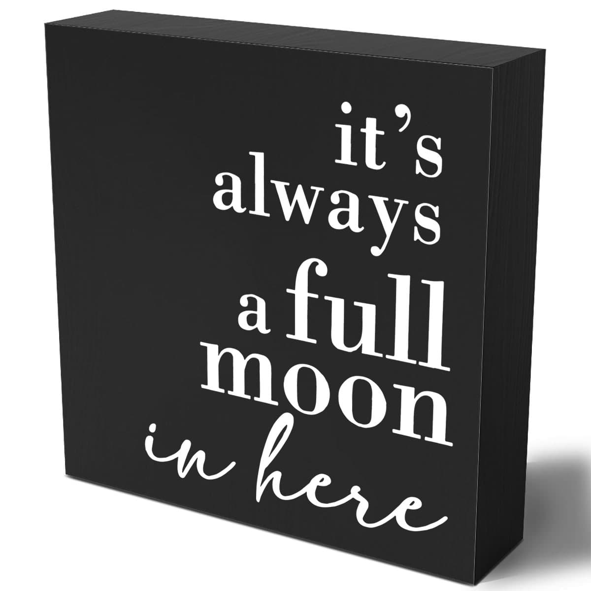 TEMU 1pc, Funny Wooden Sign For Bathroom And Office Decor - Farmhouse Style Desk Decoration For Restroom, Washroom, Laundry Room, And Shelf - Humorous Gift Idea