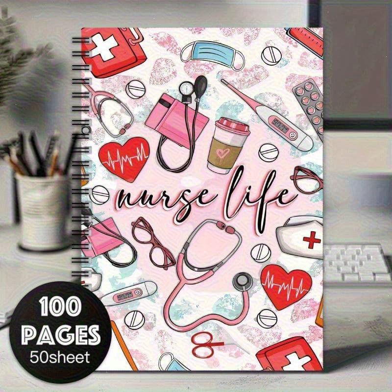 TEMU 1pc Optimistic And Spiral Notebook - Self-improvement Prompts Journal - Suitable For Gifting , Family, , Or Yourself