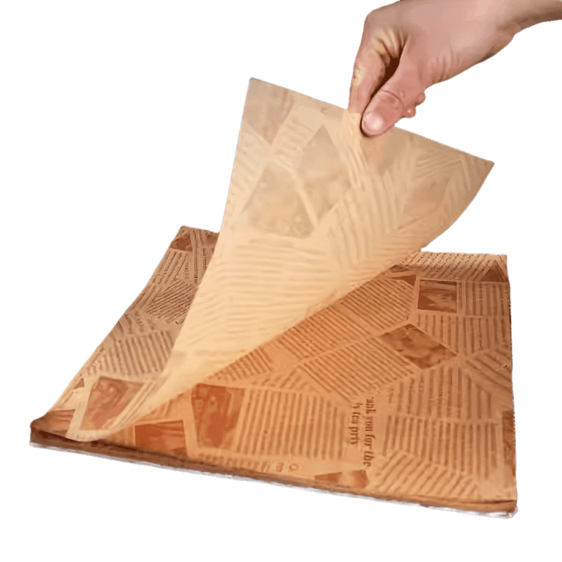 TEMU 100pcs Paper Oilproof Food Paper - 5.9 X 5.9 Inches Sandwich, Burger, Hot Dog Fast Resistant Packing Paper, Suitable For Kitchen And Restaurant - Of Cookie Packaging Paper