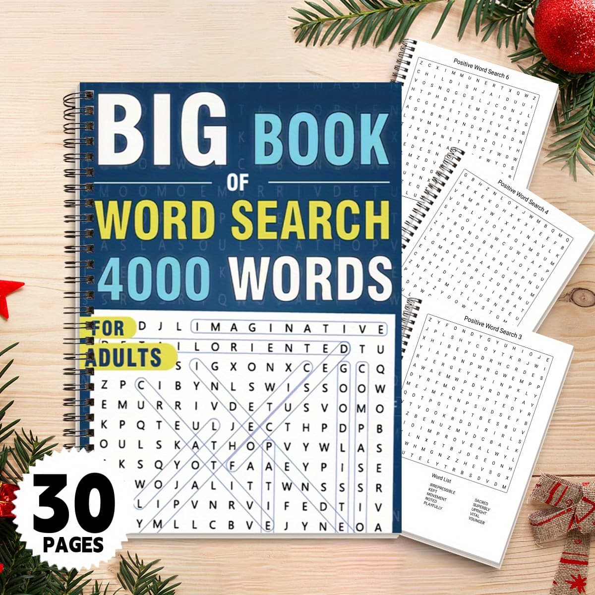 TEMU 2026 Book, Composition Notebook, 35 Page Spiral Bound With Vocabulary And , Stress Relief Art Diary And Gift, Suitable For Adults