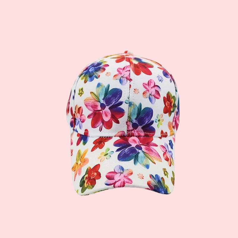 TEMU Women's Floral Baseball | 100% Polyester | | Lightweight & Machine Washable | Flower Print | For