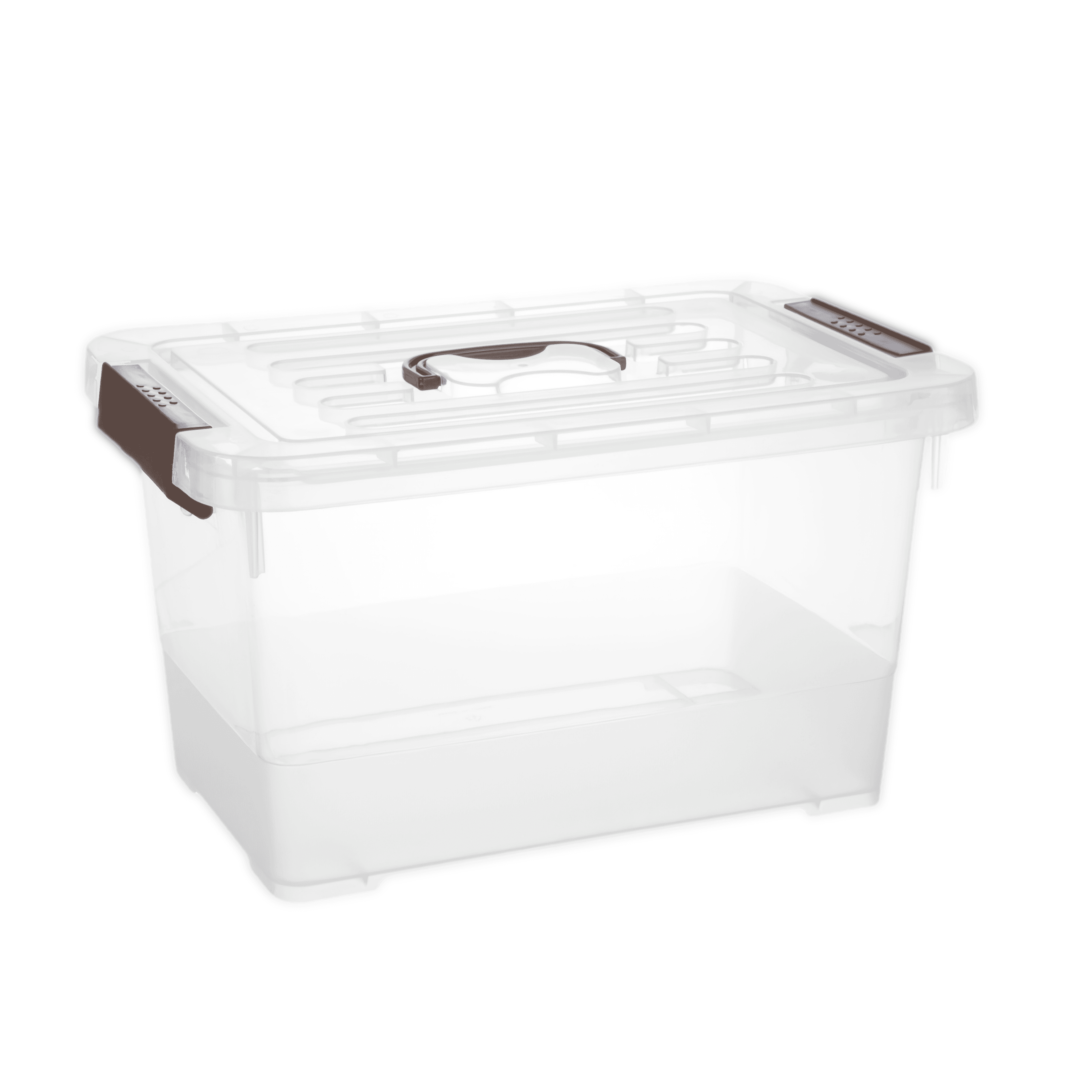 TEMU 8 Packs Clear Plastic Storage Bins With Lids/handle, 7 Quart Storage Latch Organize Boxs, For Organizing