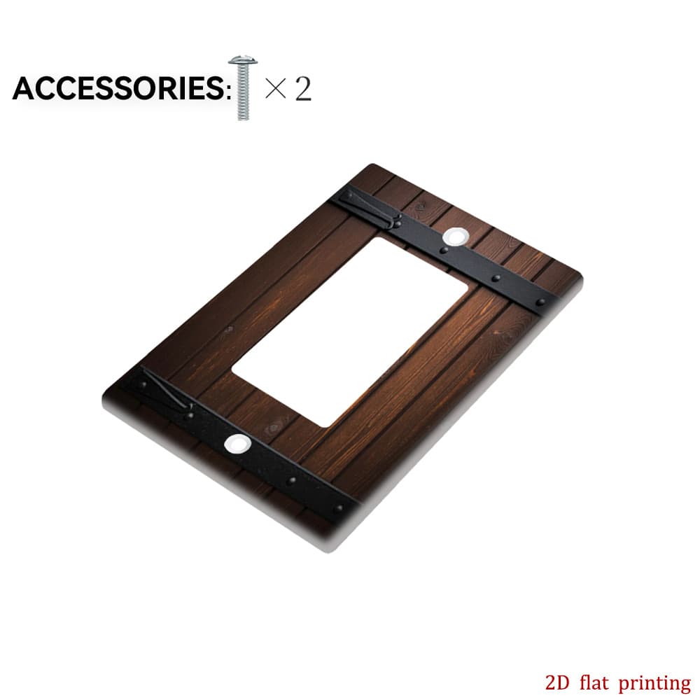 TEMU [2d Flat Printing] 1pc Switch Wall Gift For Seasonal Decor Light Switch Cover Contemporary Versatile For Adult Bedroom Bathroom Wall Decor thumbnail 2