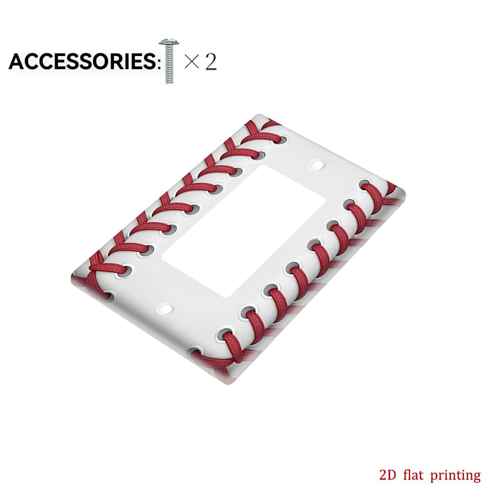 TEMU [2d Flat Printing] 1pc Switch Wall Gift For Seasonal Decor Light Switch Cover Contemporary Versatile For Adult Bedroom Bathroom Wall Decor