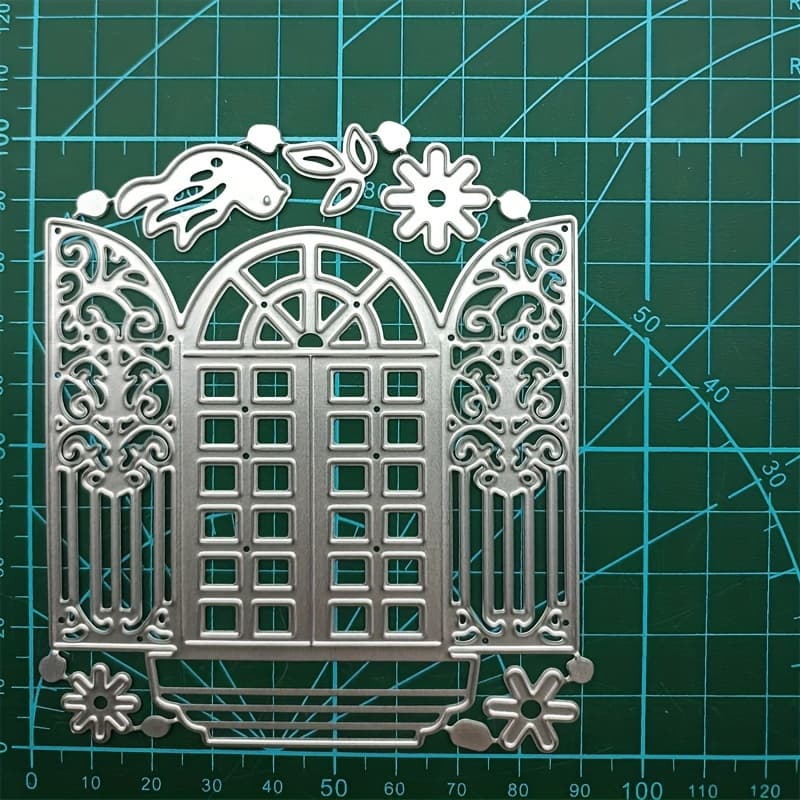 TEMU Suitable For Mini Window Card Making Metal Cutting Die Cut Carbon Steel Embossment Template