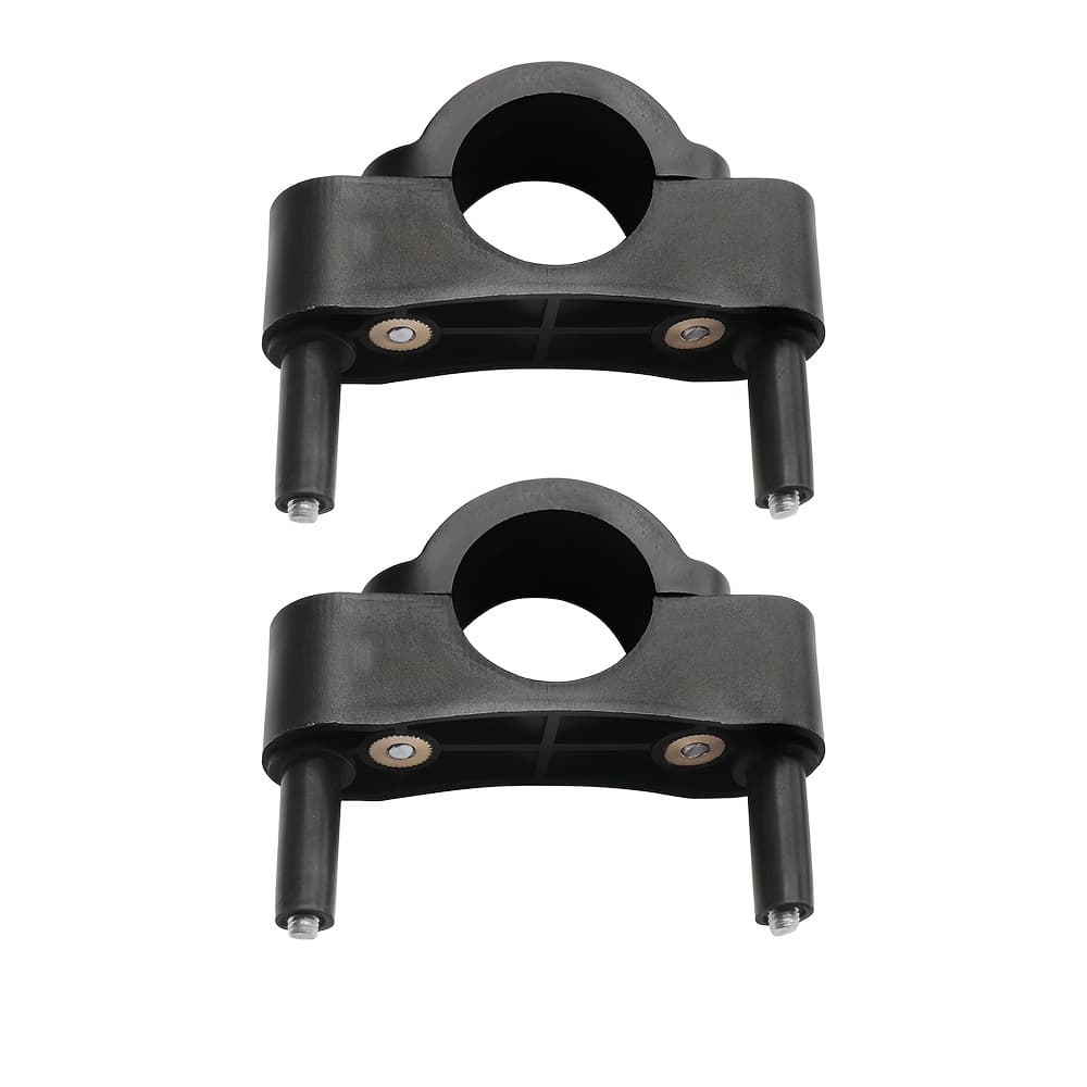 TEMU 1 Pair Marine Boat Kayak Canoe , Nylon Mount Mounting Bracket Holder Hardware, Mount Holder/motor Bracket Pole Clip Replacement Accessories, Black