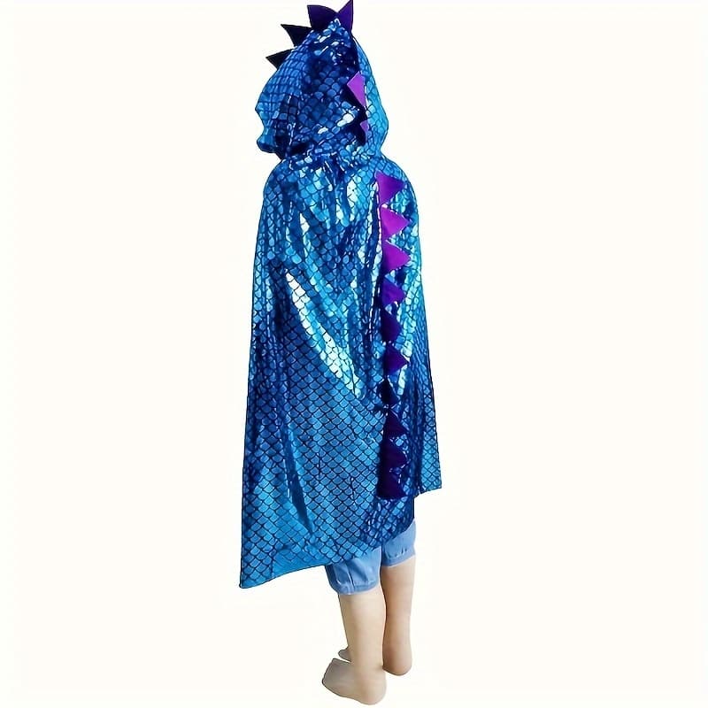 TEMU 1pc Dinosaur Cloak, Fish Scale Cloak, Halloween Cloak, Dinosaur Women'