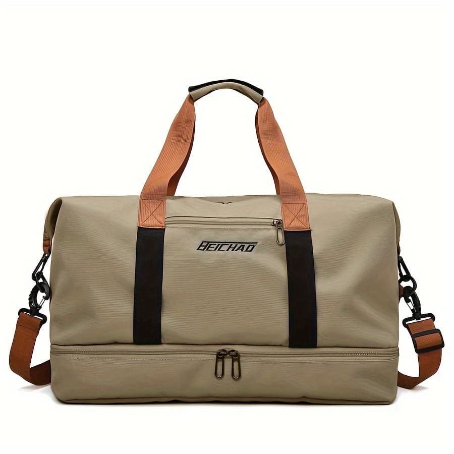 TEMU Large Capacity Luggage Duffle Bag, Sports Fitness Gym Bag, Carry On Weekender Overnight Bag &