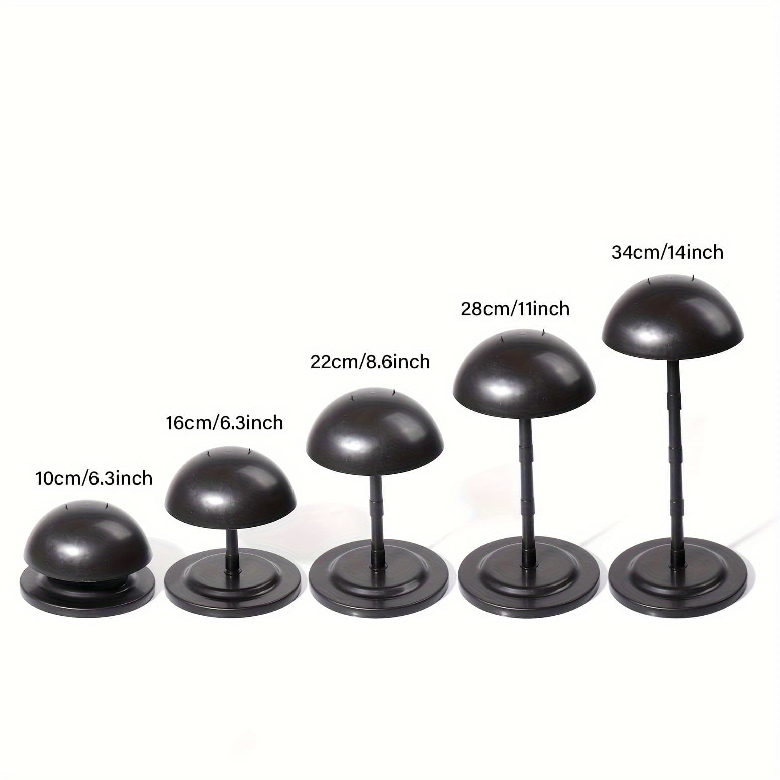 TEMU Portable Wig And Hat Display Stand Adjustable Wig Rack Suitable For Professional Wig Use