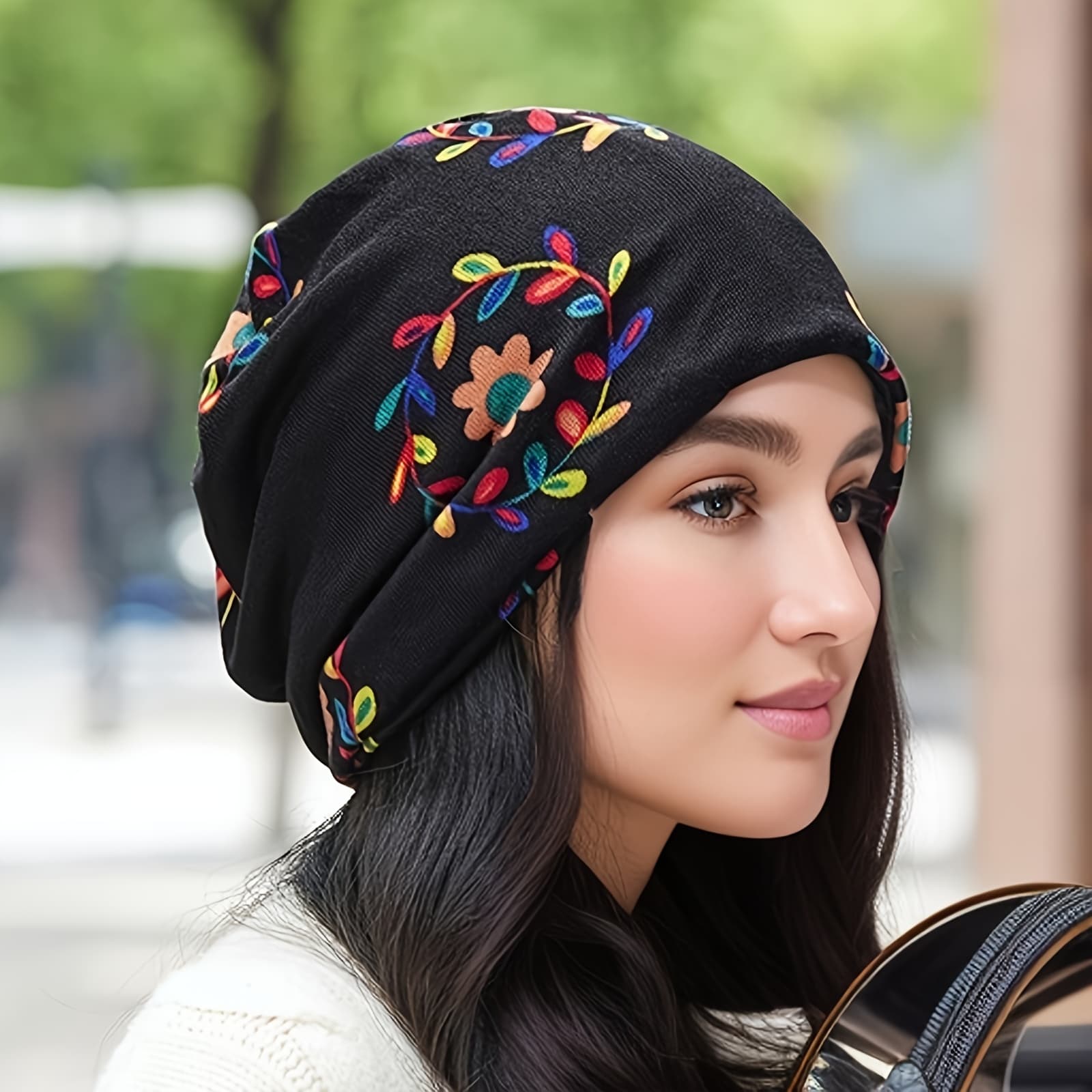 TEMU Autumn/winter Warm -lined Twistable Headscarf, Neck Gaiter, And Neck Warmer - Versatile Multi-functional Headwear