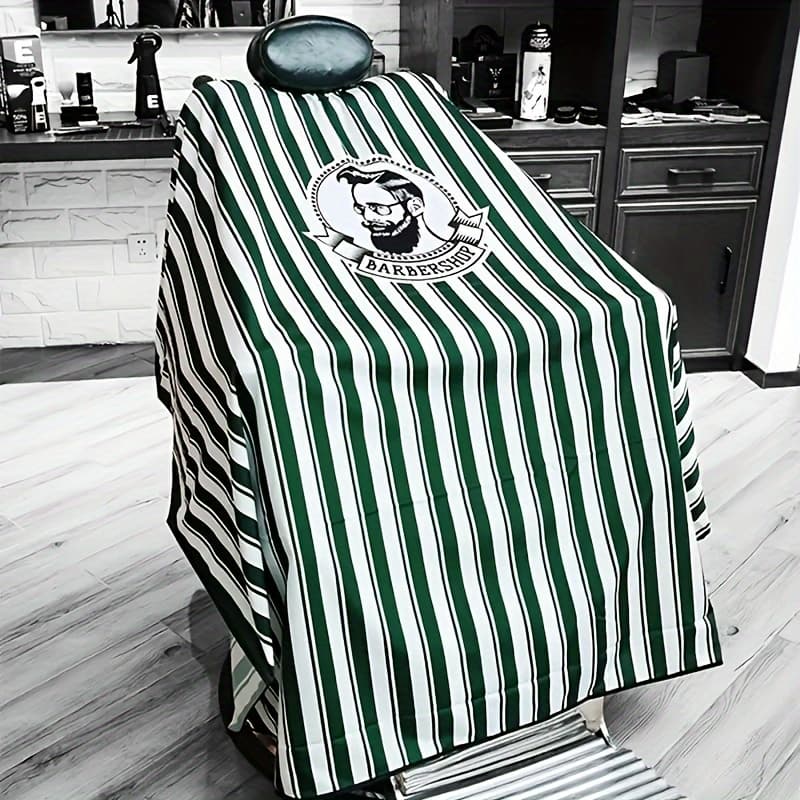 TEMU Professional Hairdresser Apron - , Anti-static Barber Shawl For Styling & Dyeing - High-end