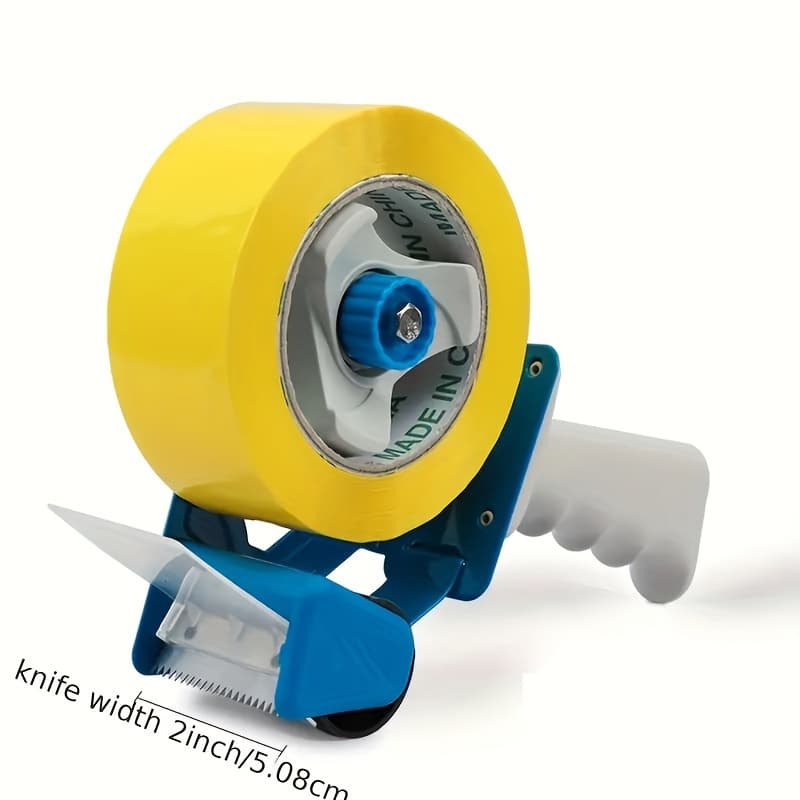 TEMU Tape Cutter Tape Packer Packing Tape Dispenser Gun, 2 Inch Tape Gun Dispenser, 3 Inch Inner Carton Packing Tape, Lightweight Industrial Side Dispenser