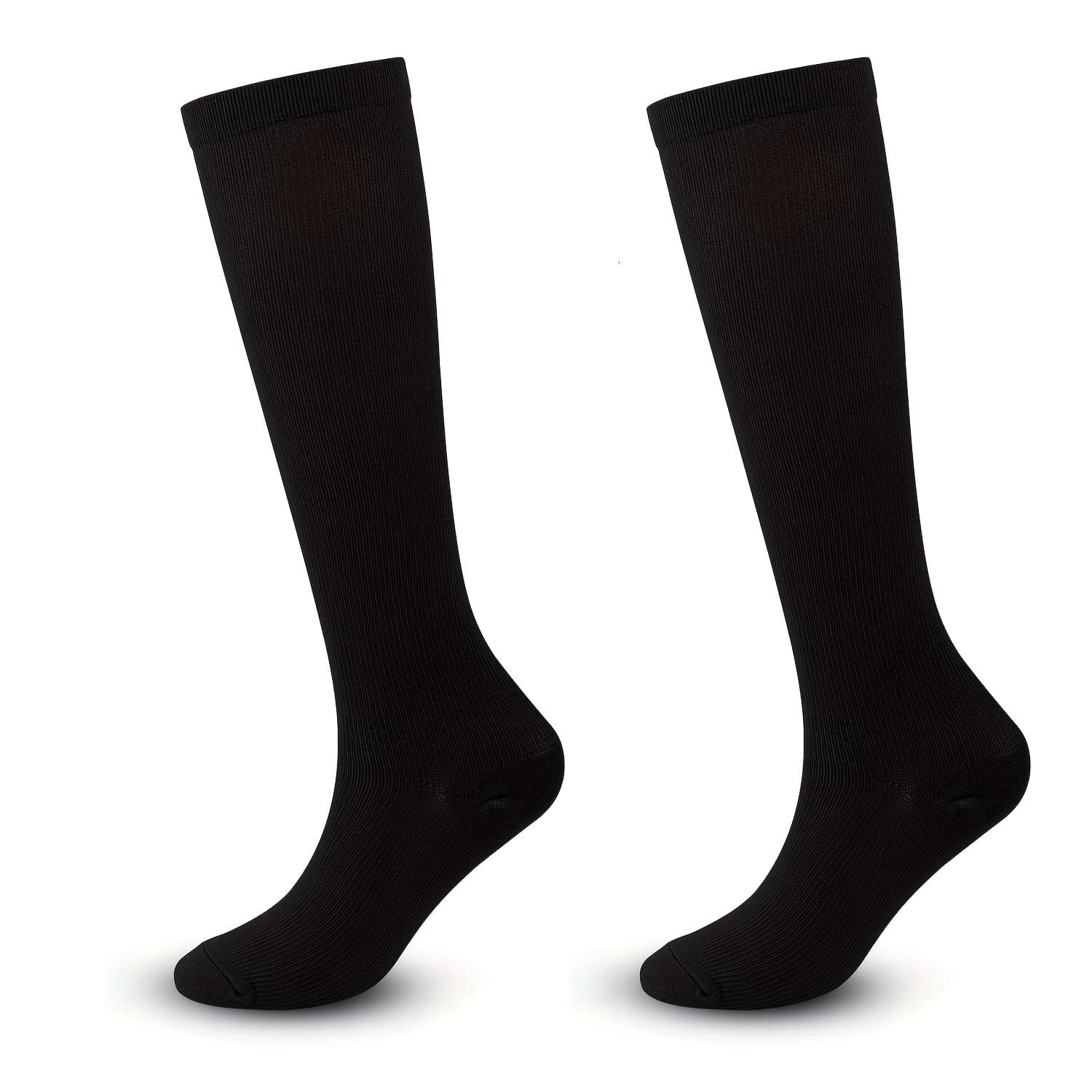 TEMU Sweat-resistant Anti-odor Soft Comfortable Over The Calf Socks Men Women Compression Socks 20-30 Mmhg