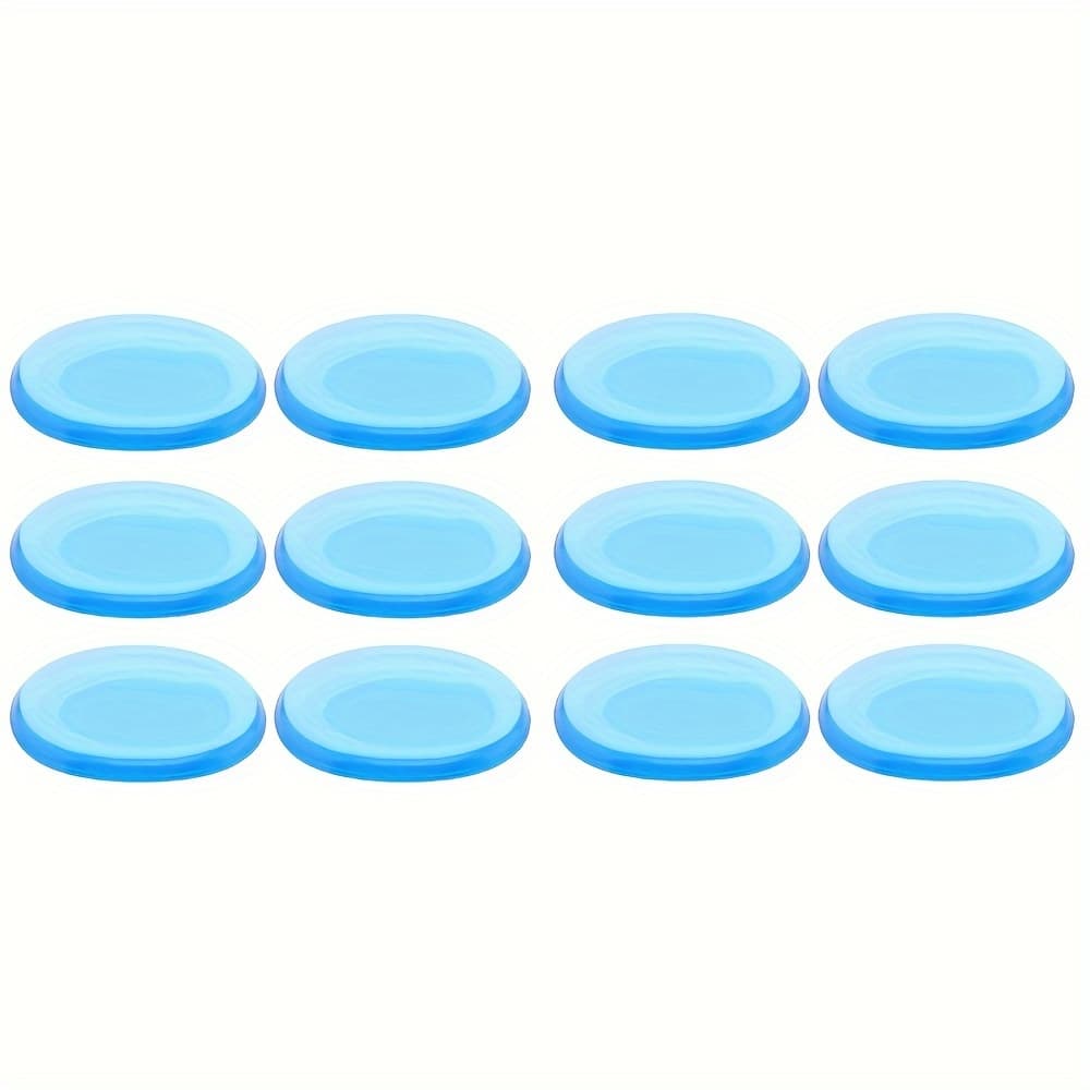 TEMU 12pcs/set Drum Mute Pad Transparent Silicone Jazz Drum Muffler