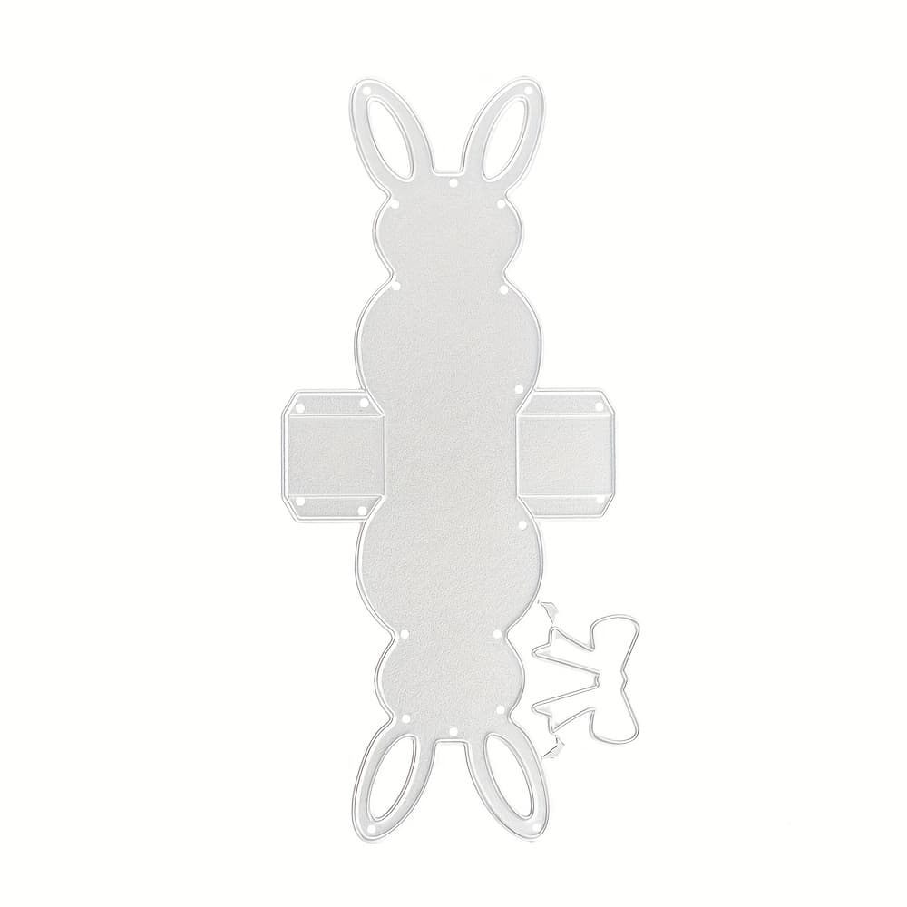 TEMU Easter Bunny Cutting Die Cuts, Diy Crafts Template Easter Bunny Cards Cutting Dies Cut Stencils For Diy Embossing Card Making Decorative Paper Dies Scrapbooking