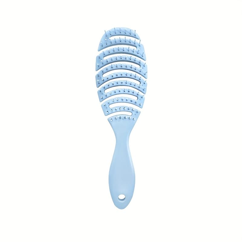 TEMU Wet And Dry Dual-use Fluffy Smooth Hair Oval Hollow Comb