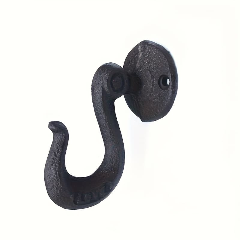 TEMU 1pc, Garden Cast Bracket Metal Practical Wall Mounted Flower Pot Basket For Outdoor Indoor Hanging Plants Supplies