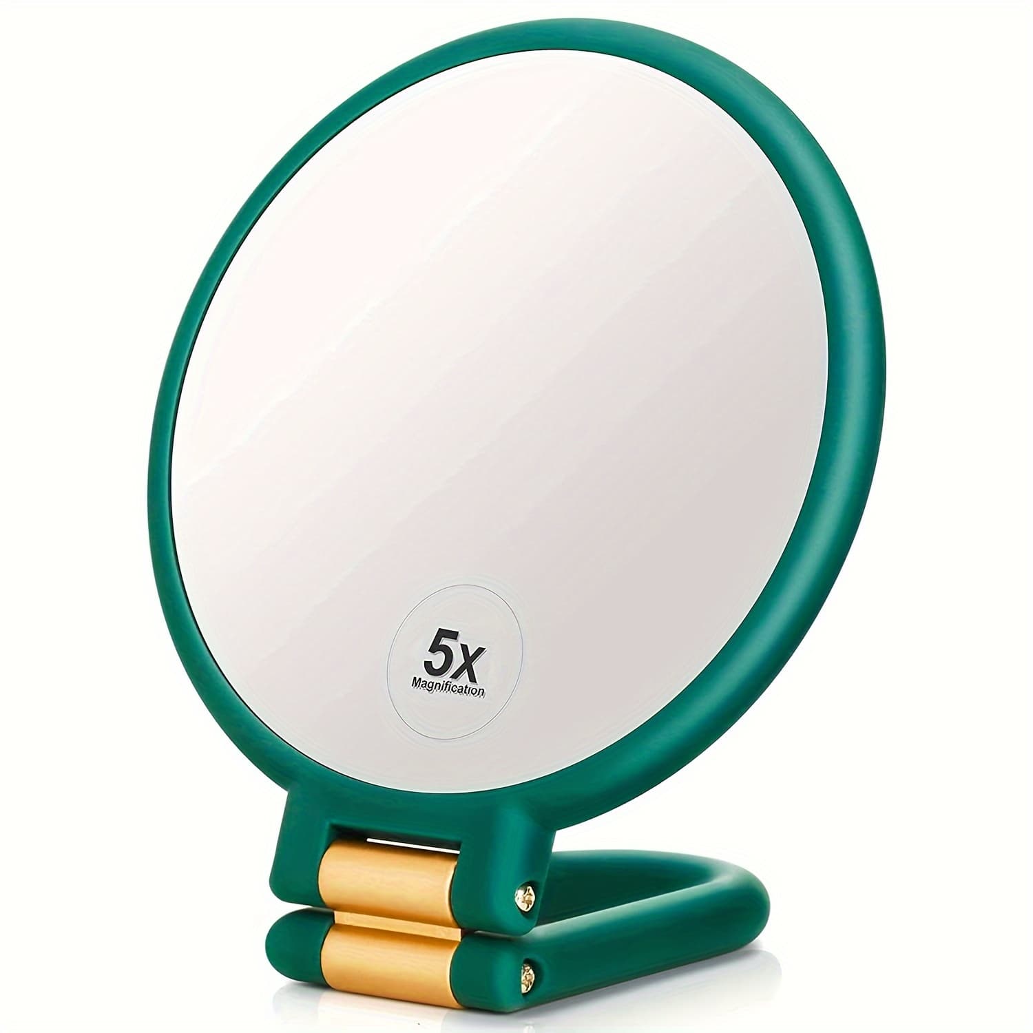 TEMU 1x 5-fold Collapsible Handheld Makeup Mirror
