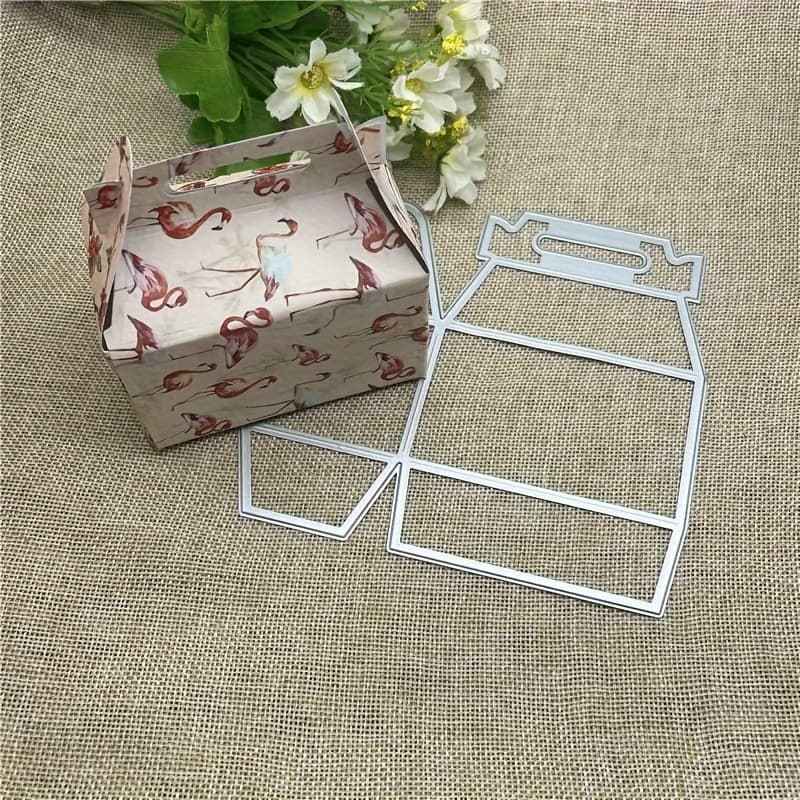 TEMU 3d Folding Gift Boxes Craft Metal Cutting Dies Stencils For Scrapbooking Decorative Embossing Handcraft Template