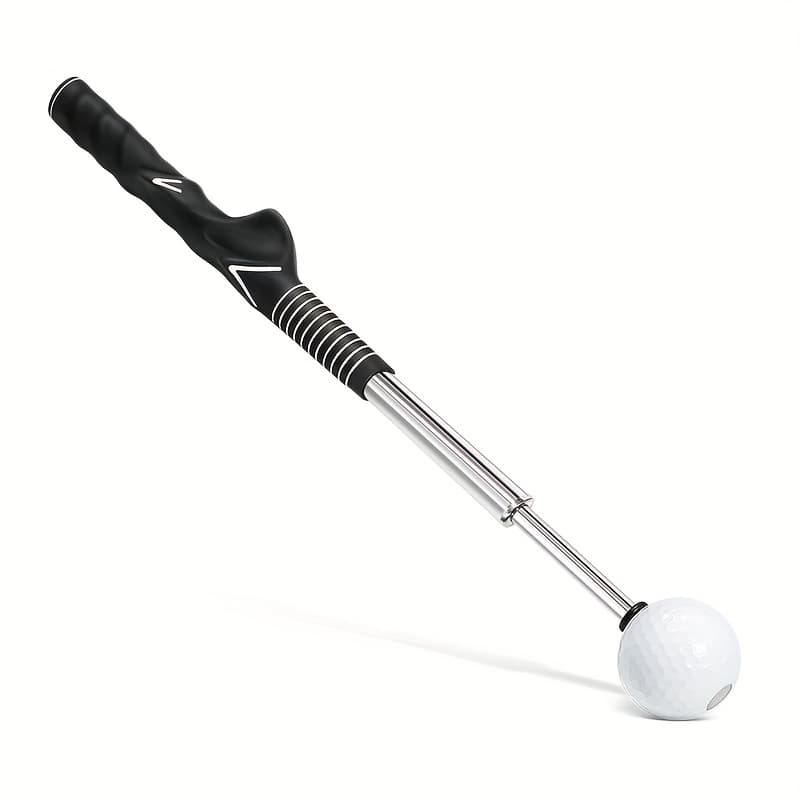 TEMU 1pc Golf Stretchable Swing Training Device, Lightweight Durable Golf Swing Tool With Ergonomic Grip