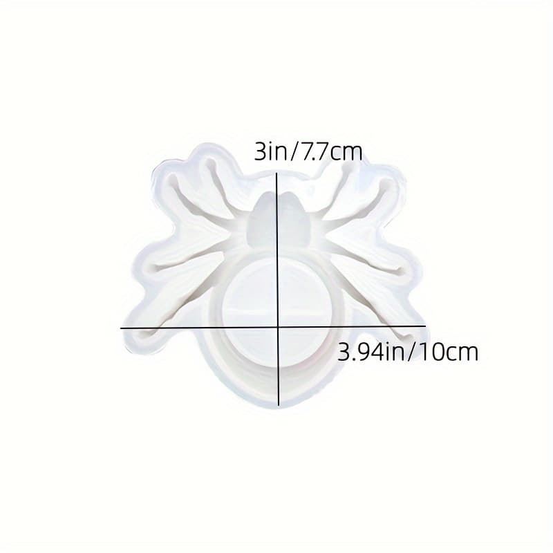 TEMU Candle Holder Resin Mold Halloween Tealight Holder Silicone Mold For Epoxy Resin Animals Candlestick Casting Mould Trinket Tray Candy Containers