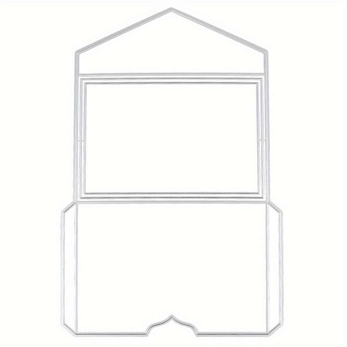 TEMU Valentine's Day Envelope Love Letter Card Album Craft Mold Cutting Dies Metal Cutting Mold Diy Card Stamping Mold