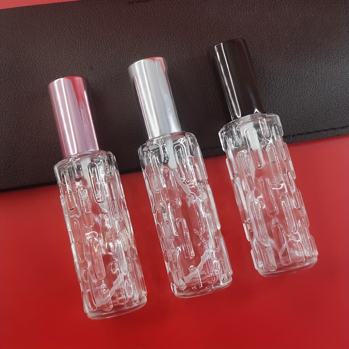 TEMU 3pcs Fragrance Individual Bottles 15ml Glass Spray Bottles Travel Party Portable Refill Bottles Small Empty Spray Vials