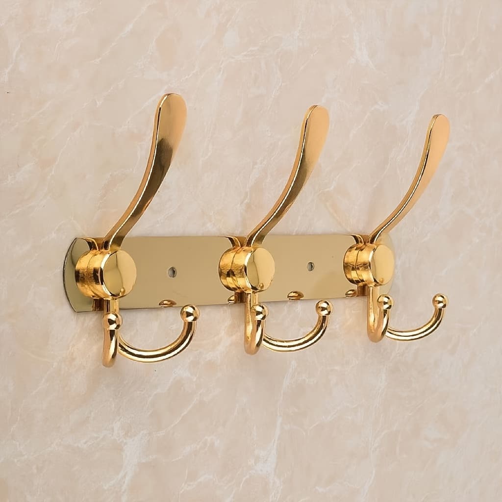 TEMU Easy-install Stainless Steel Wall Hook - Traditional Style, Bathroom Organization