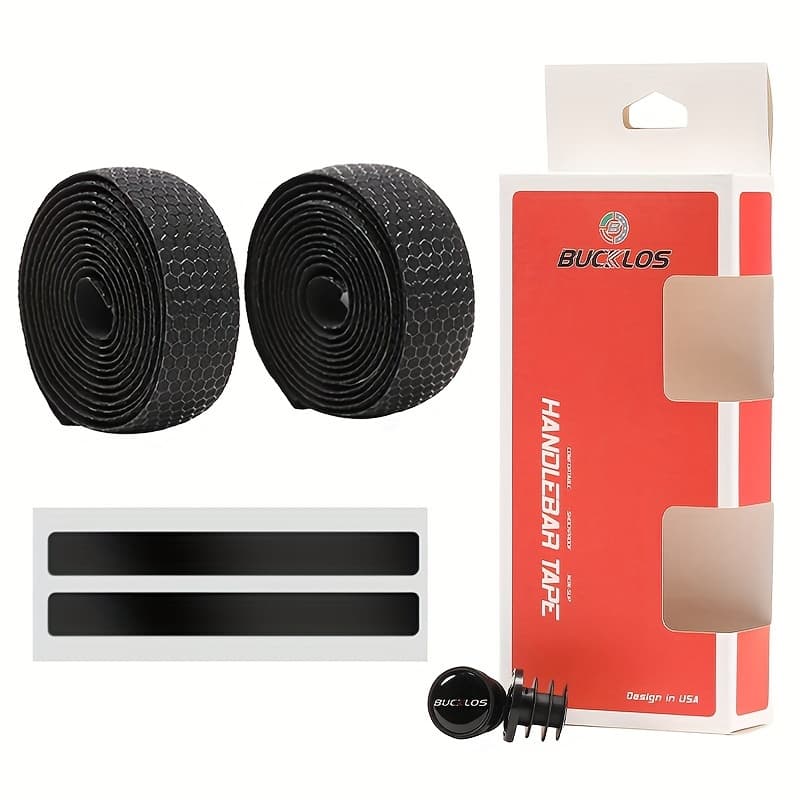 TEMU Bucklos Professional Cycling Handlebar Tape Eva+pu Road Bike Handlebar Tape Breathable Bicycle Handle Bar Belt Bike Part