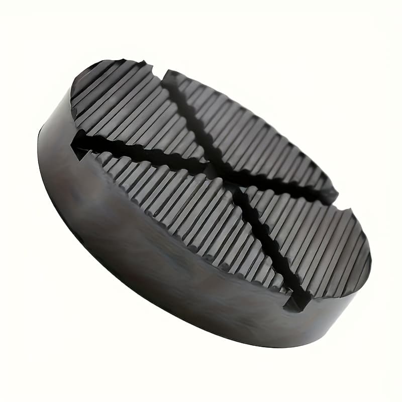 TEMU 1/2pcs Jack Drag Pad Car Lift Jack Bracket Pad Black Rubber Slotted Floor Pad Frame Guide Adapter Car Suv Van Pickup Lift Rubber Jack Pad