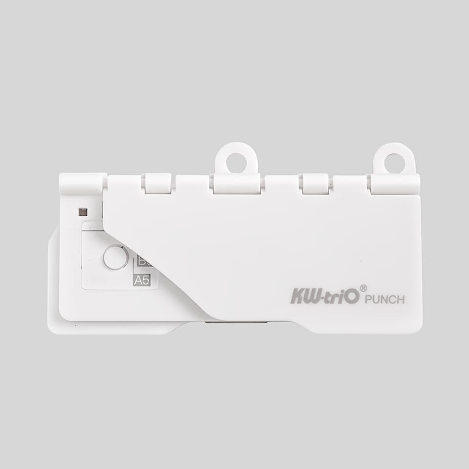 TEMU 1pc Portable 5-hole Punch Press, Made Of Abs Material, Suitable For Desktop Organizers, Perfect For Binding Notebooks And Documents, Album Binding, Non-electric. Compatible With A4/b5/a5 Paper