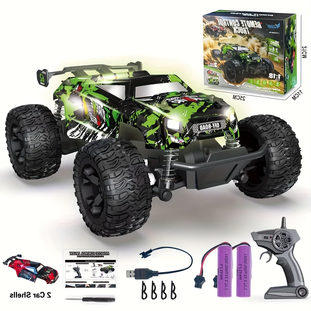 TEMU Us Suggests A Remote-controlled Led Car Designed For Kids, Ideal For Outdoor Off-road Racing. A Great Option For Christmas And Birthday Presents