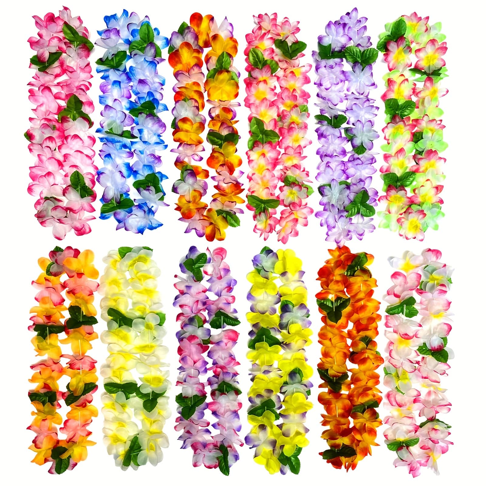 TEMU 12pcs New And Summer Flower Crowns - Perfect For Birthdays, Parties, Graduations, Home Decor, , And - A Fun-filled Celebration Essential, Christmas Decorations, Navidad Decoración