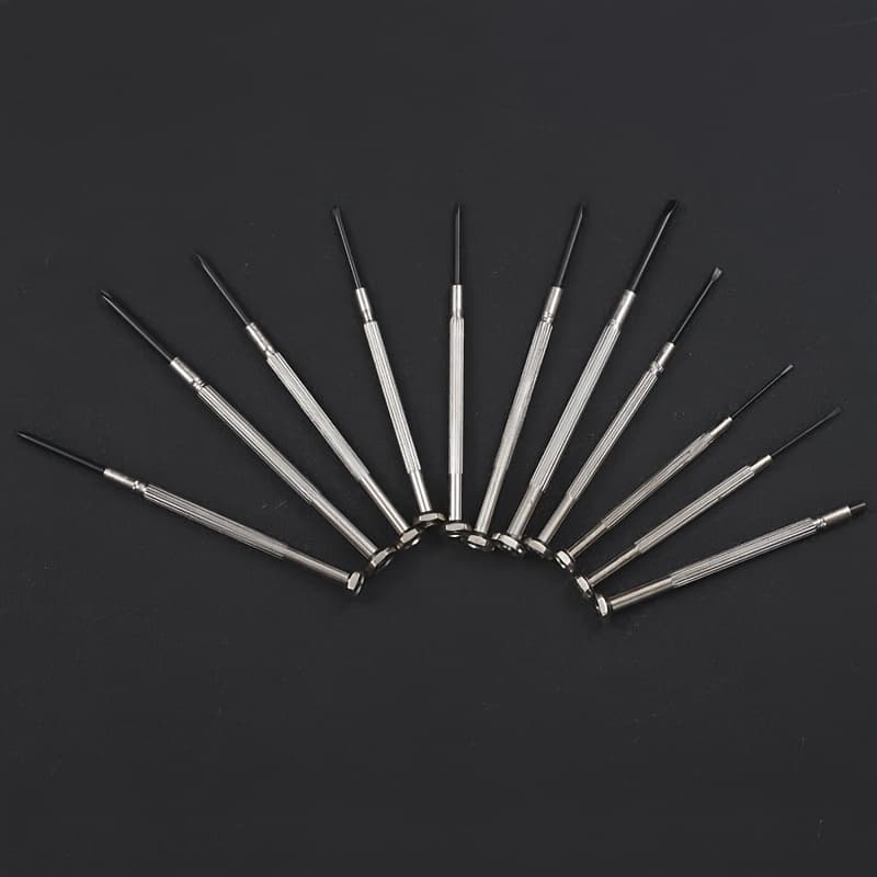 TEMU 11pcs, Precision Screwdriver, Mini Repair Screwdriver Set, Jewelry, Glasses, Watch Repair And Assembly, Ideal For Handmade Craft Projects