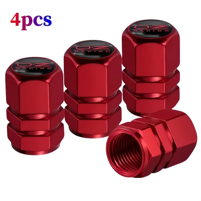 TEMU 4pcs/5pcs Aluminum Valve Stem Cover, Universal, Suitable For Car/bicycle/truck/motorcycle Wheels, Air Dust Cover