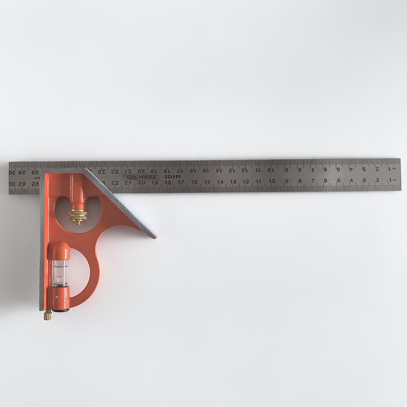 TEMU L-shaped 90 Degree, Ruler With Adjustable Nut Design, And Manual Measuring Tool, Including Level Gauge -45 ° Right Angle Depth Gauge, No Power Supply Required