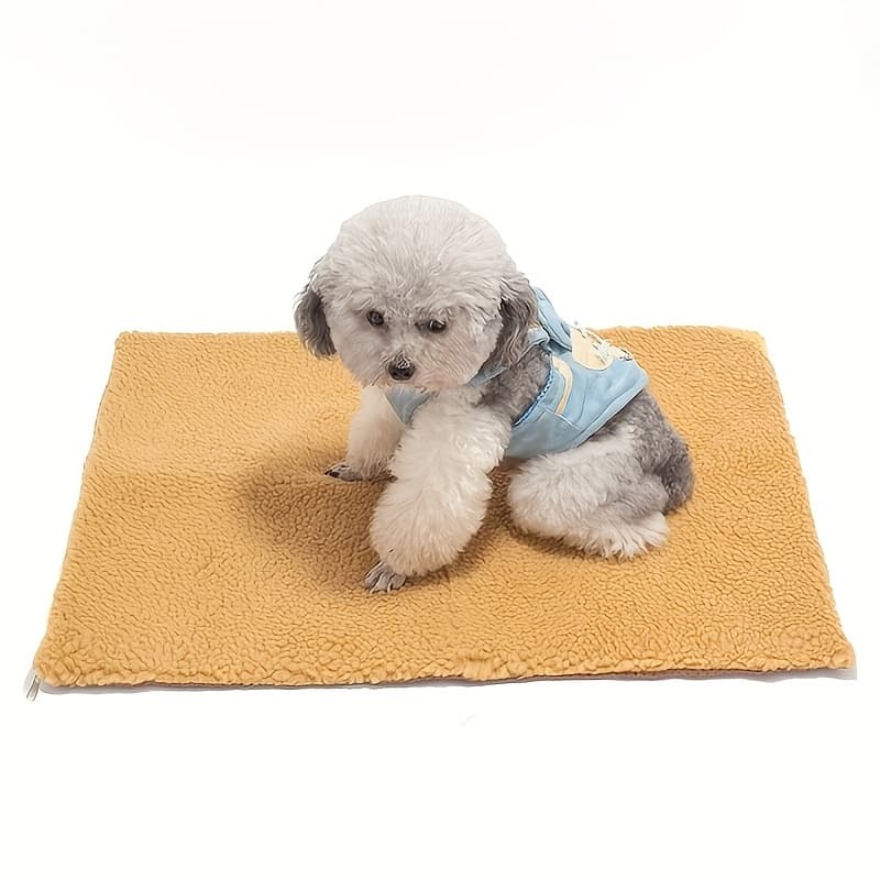 TEMU Opetee Self-warming Pet Mat - Instantly Cozy & Comfortable For Cats And Dogs - No Electricity Required, Snug On Cold Floors
