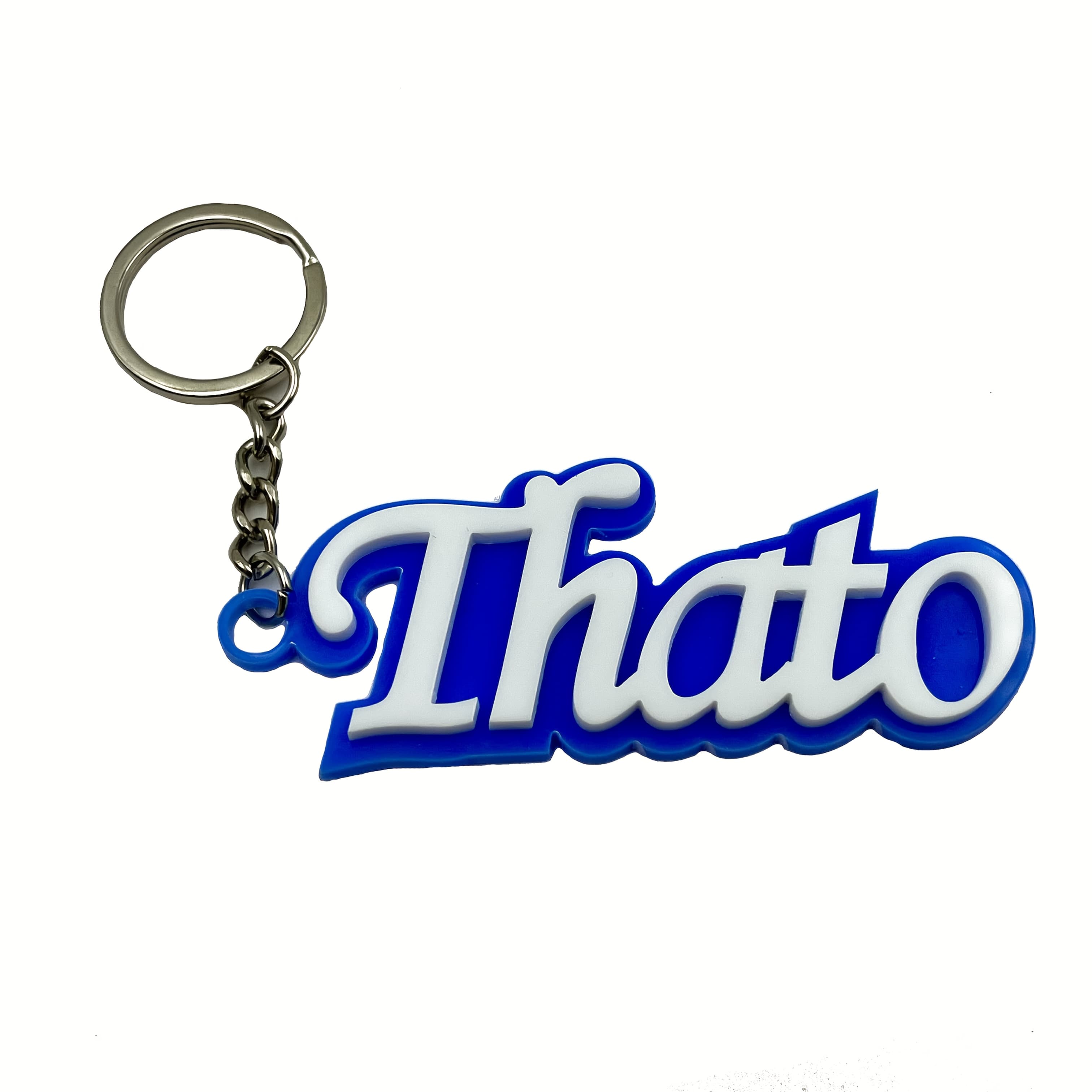 TEMU 1pc Dopamine Colored Acrylic 3d Name Keychain Llaveros Acrylic Nameplate Label Backpack Keychain Diy Fashion Clothing Accessories Pendant Anti Loss Bag Accessories