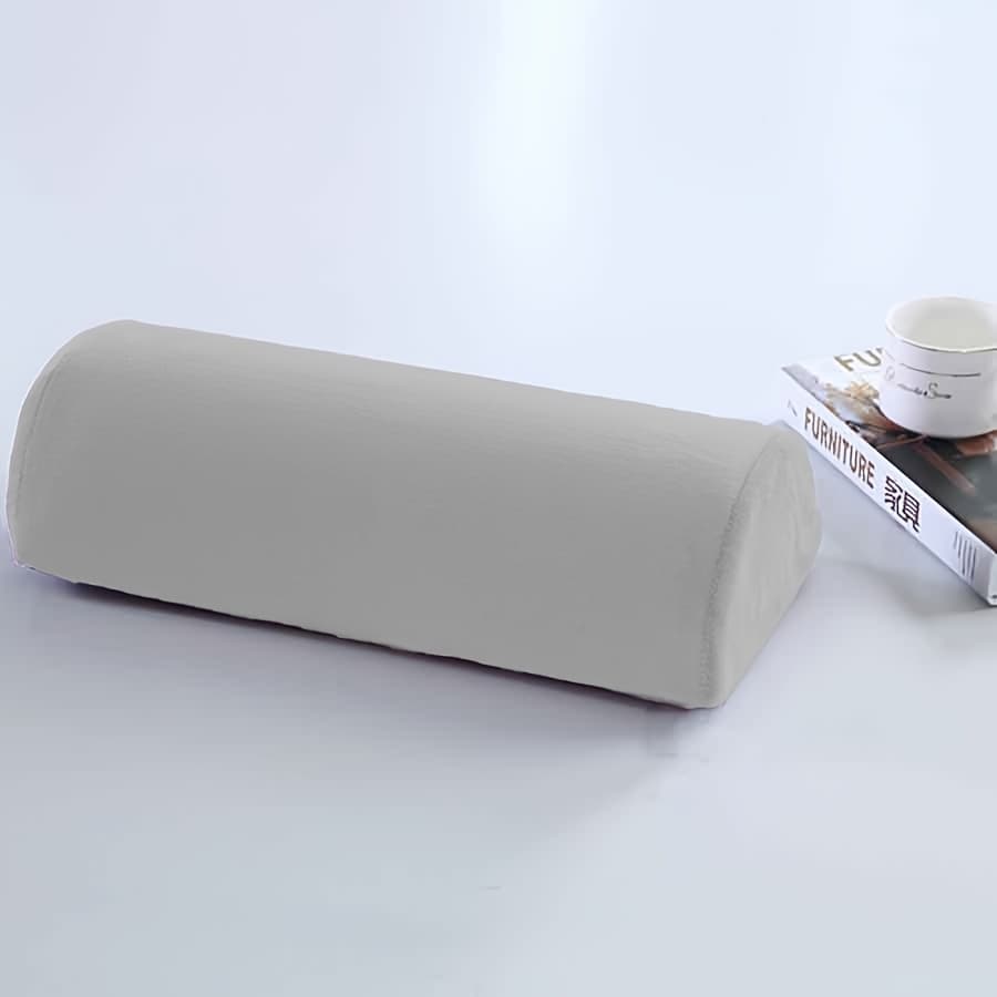 TEMU 1pc Semi-circular Support Pillow Chair Cushion, Good Rebound Effect, Strong Support, Suitable For Head, Neck, Waist, Legs, Feet, With Pillow Core