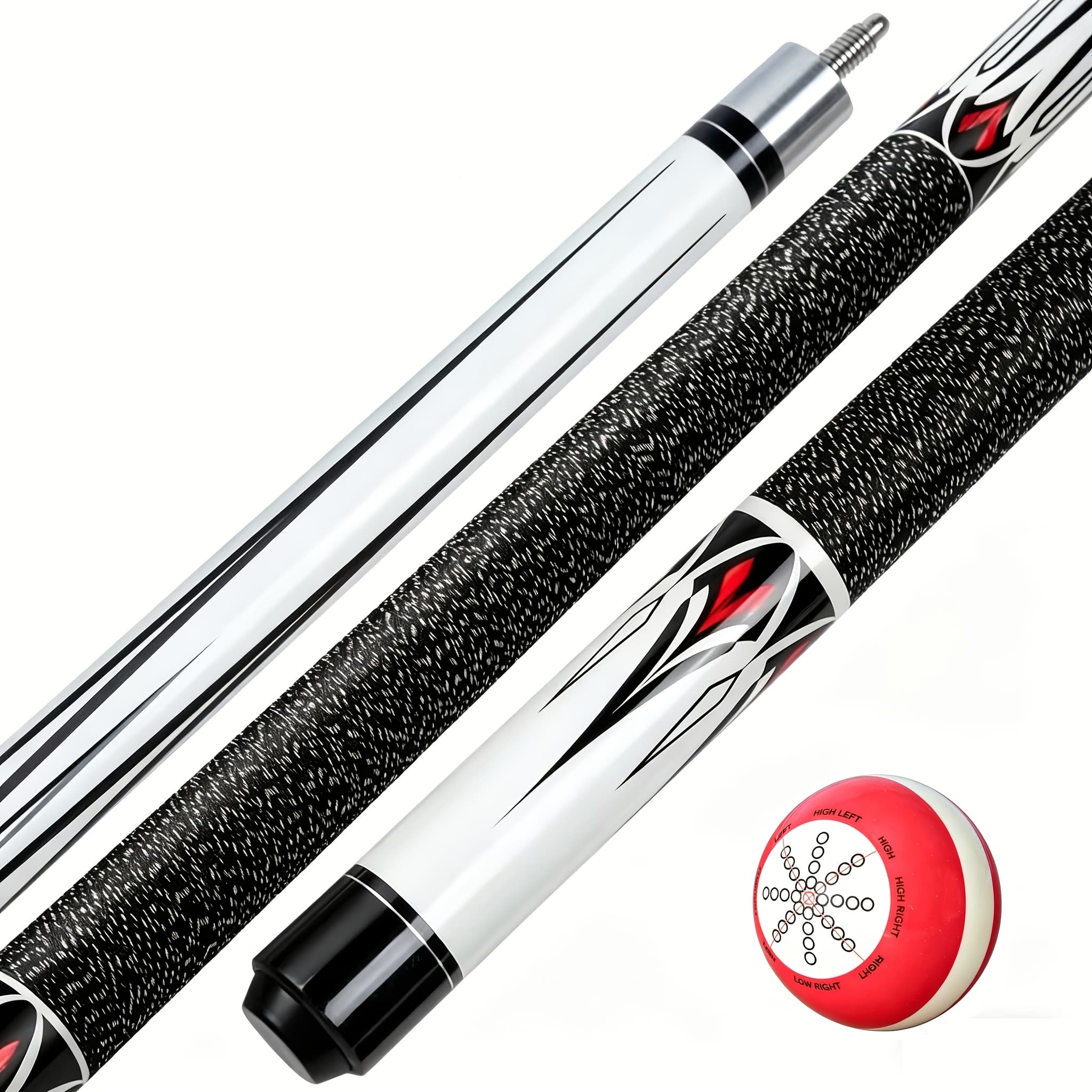 TEMU 13mm 58 Inch 19/20 Oz Billiard Stick, 1/2 Maple Billiard Cue, Gender-neutral Billiard Cue, For Father, , Or Snooker Enthusiast