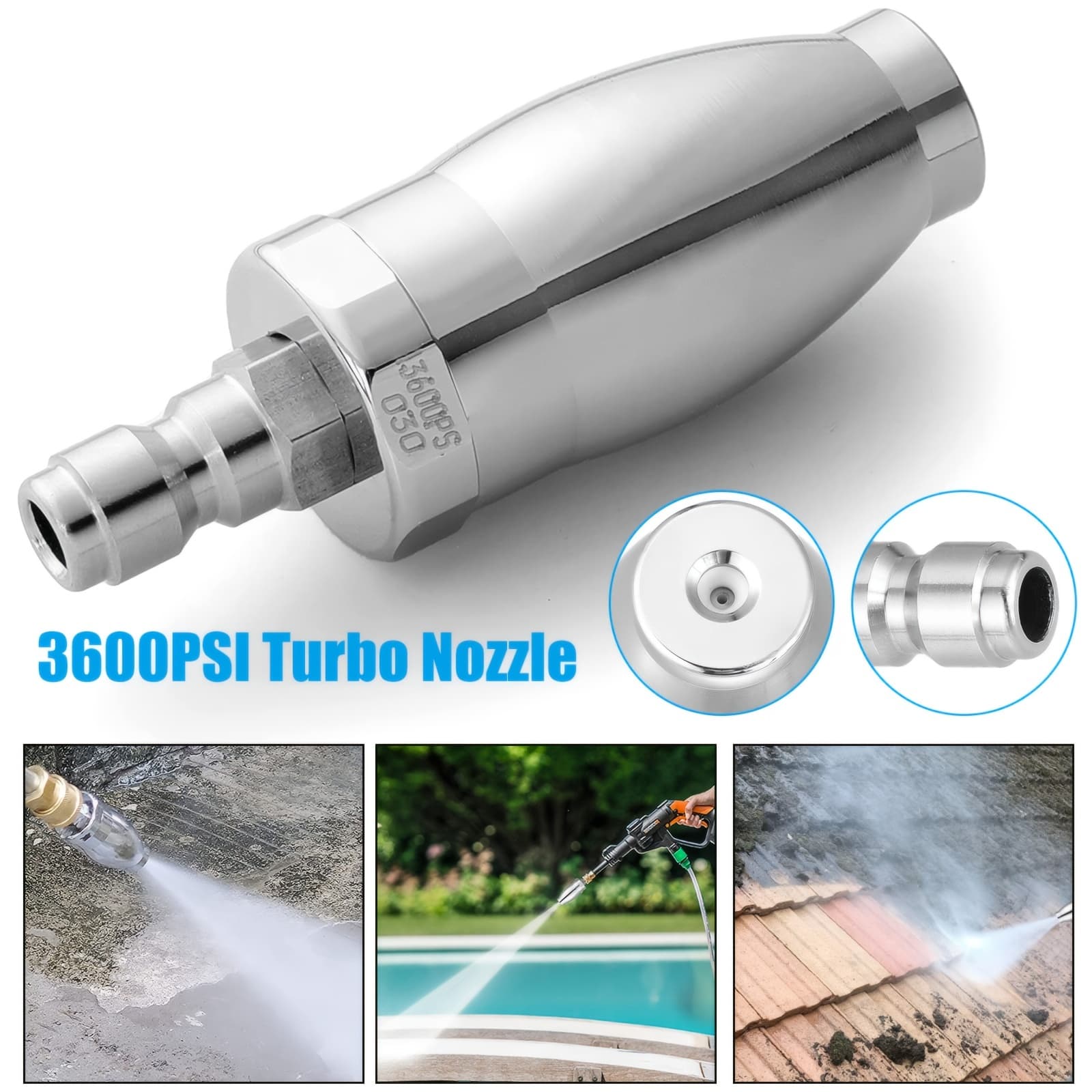TEMU Rotating Turbine Nozzle For High-pressure Cleaning Machine H182430