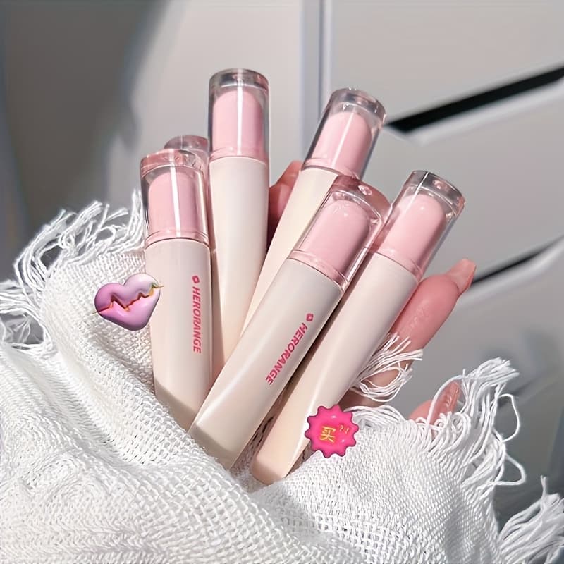 TEMU Glow Lip Gloss, 10g Tube, Long-lasting Moisturizing Shine, Non-sticky, All-skin Suitable, Red, Adult Cosmetic