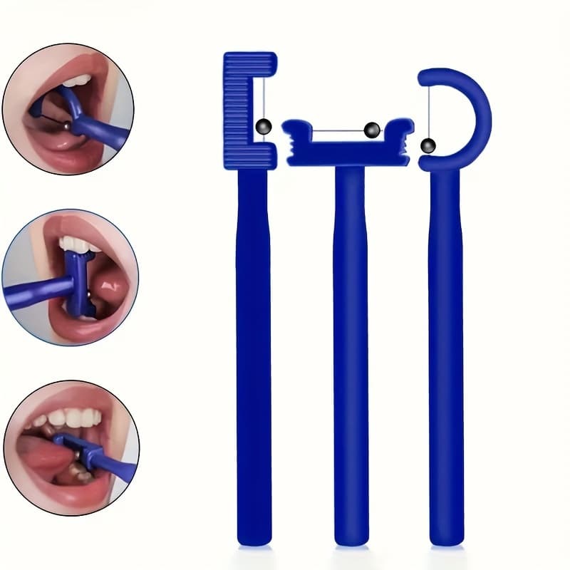 TEMU 3-piece Training Kit, Tongue Position Training Kit, Language Rehabilitation Training Kit