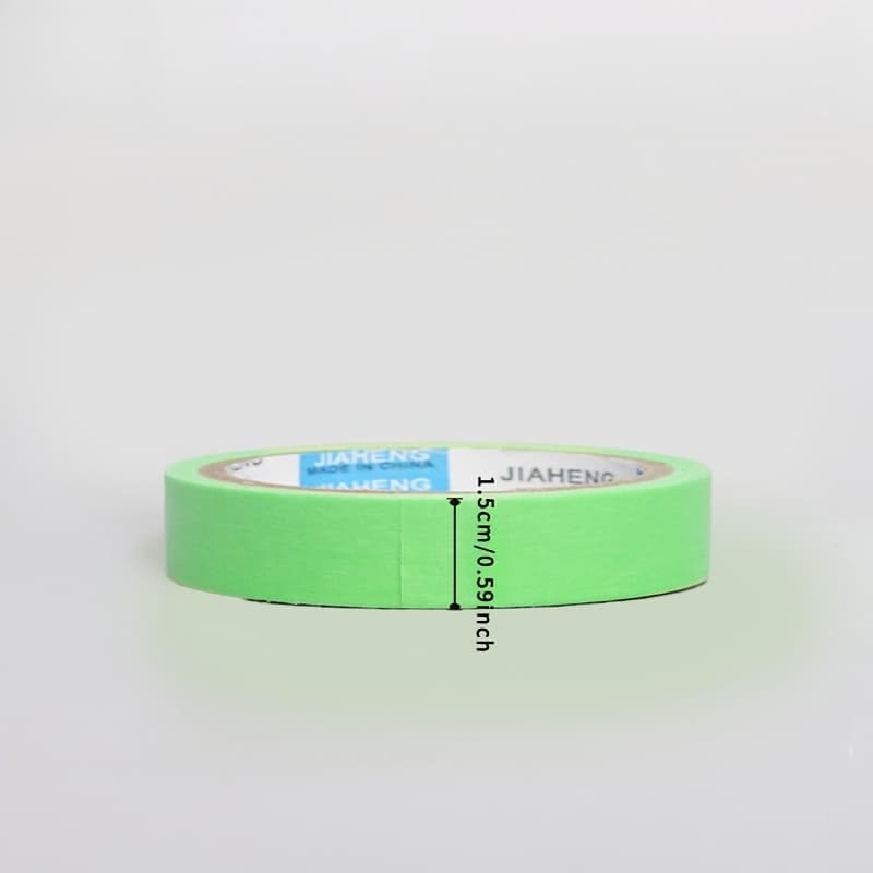 TEMU 2 Rolls Low-tack Masking Tape, Specifically Designed For Mud Latex Paint Spraying And Masking, Low-tack, Removable, And Residue-free. A Precise Masking Tool For Home