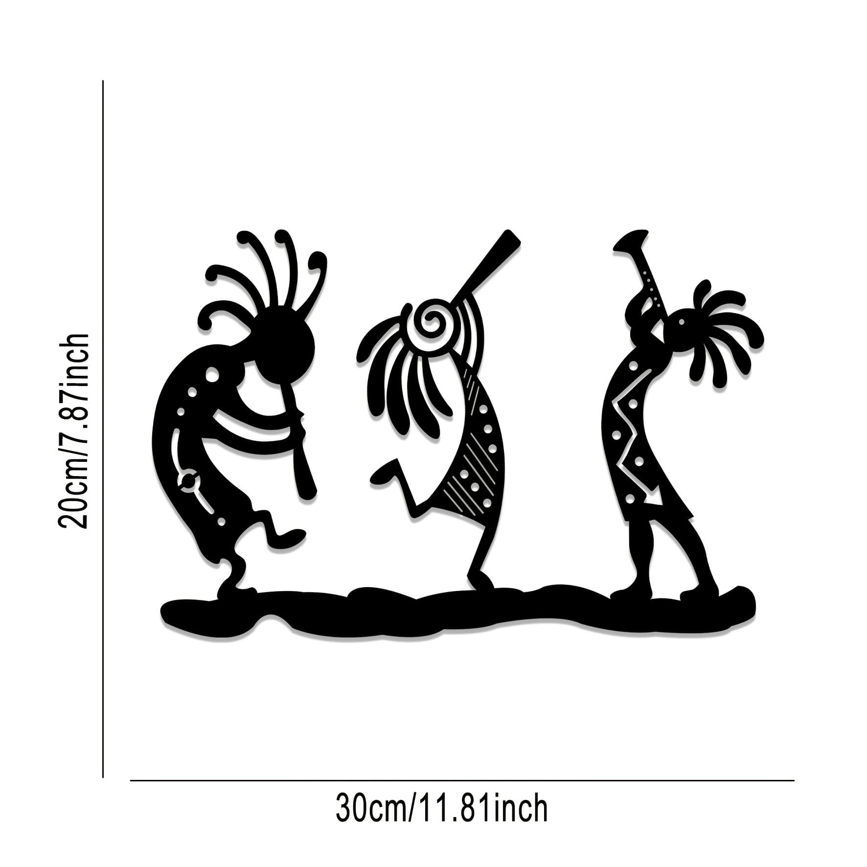 TEMU 1pc Metal Wall Art, Christmas Gift, Wall Decor, Bohemian Metal Wall Decor, Local American Art, Wall Art, Decor, For Home, Office, Living Room, Bedroom, Dining Room, Bar, Cafe, Birthday Gift