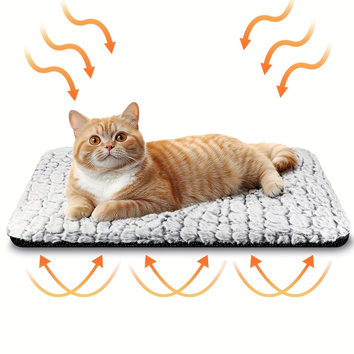 TEMU Thermal Mattress For Cats And Dogs, Super Soft Cat Pet Mat, Suitable For Indoor And Outdoor, Removable Cover, Non-slip Bottom, Washable