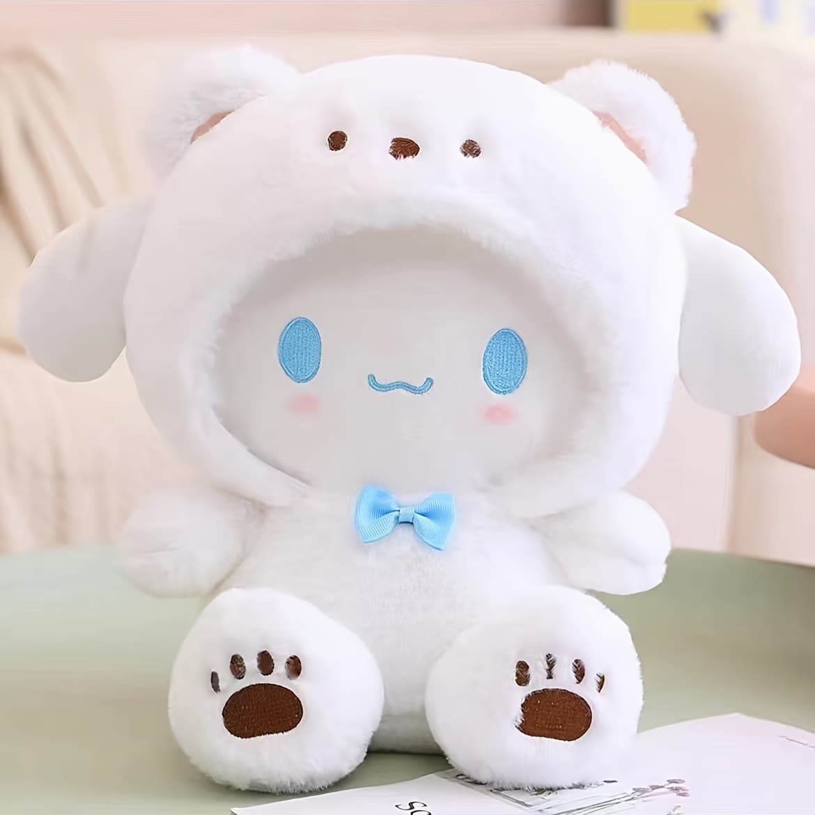 TEMU Brand Authorization - Including Kulomi Dog - Soft Materials And Cushions, Universal Dog Plush Toys, No Battery Required