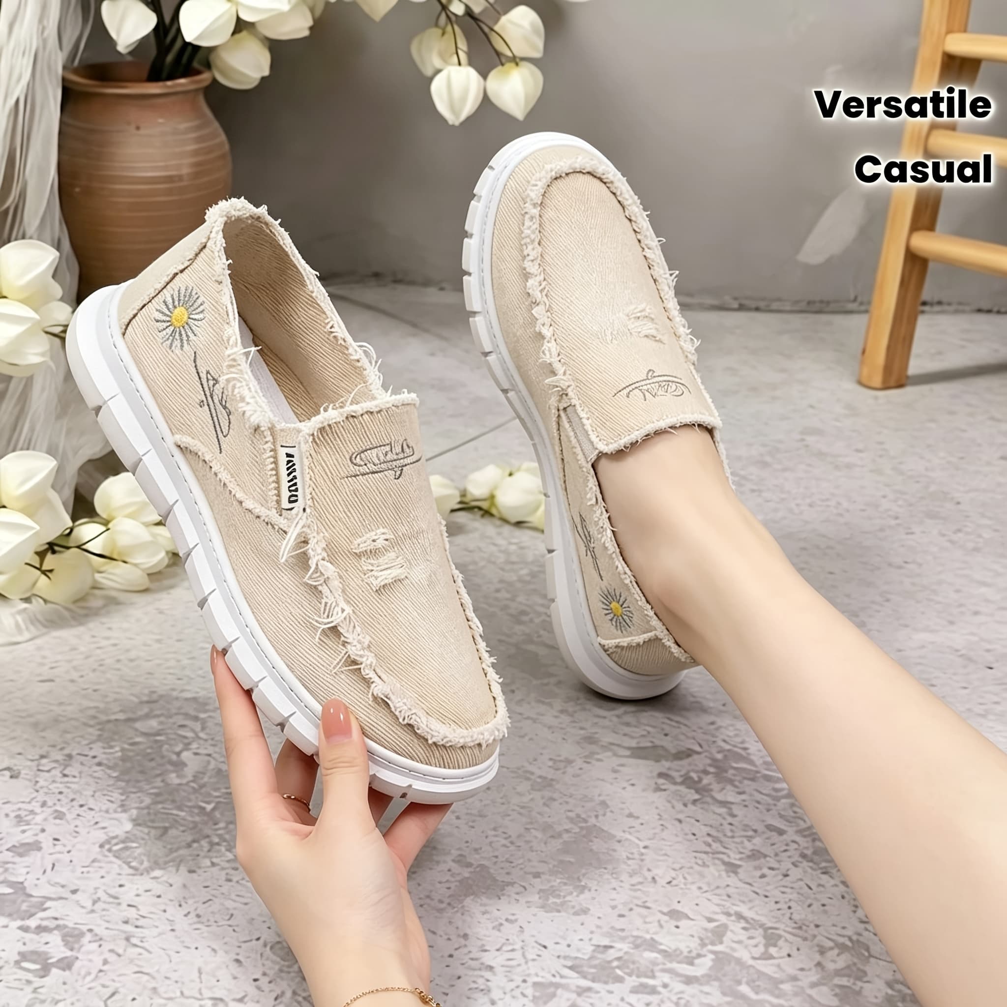 TEMU New Arrival Women' Sneakers, Casual Flat Skate Shoes, Versatile For Students And Wearable All Year Round, Women Shoes