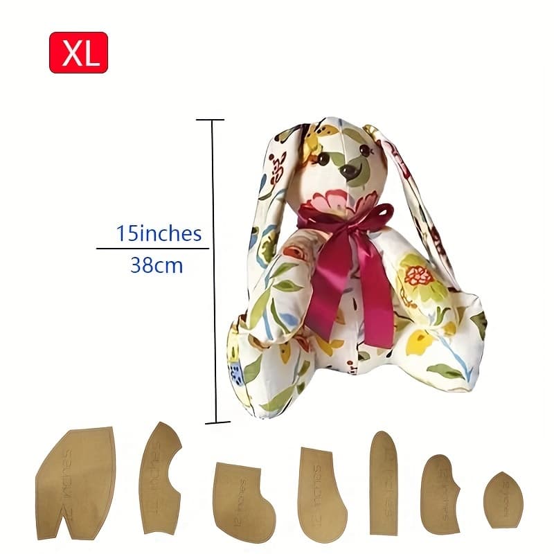 TEMU Memory Rabbit Maker Template. Sewing Drawings As Christmas Gifts. Halloween Gifts. (assembly Instructions Included)