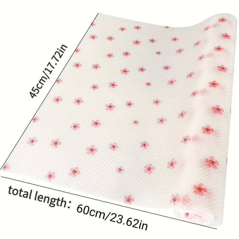 TEMU Cherry Refrigerator Mat/cabinet Mat/moisture-proof Pad Cabinet Moisture-proof Sticker Drawer Mat Shoe Rack Household Plastic Pads